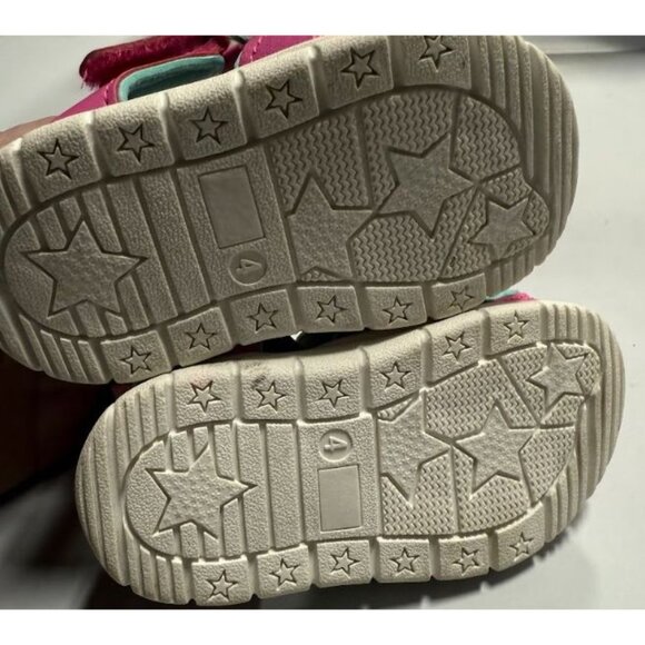 Carters Just One You Baby Sandals Pink Summer Shoes Sz 4 - Picture 3 of 6